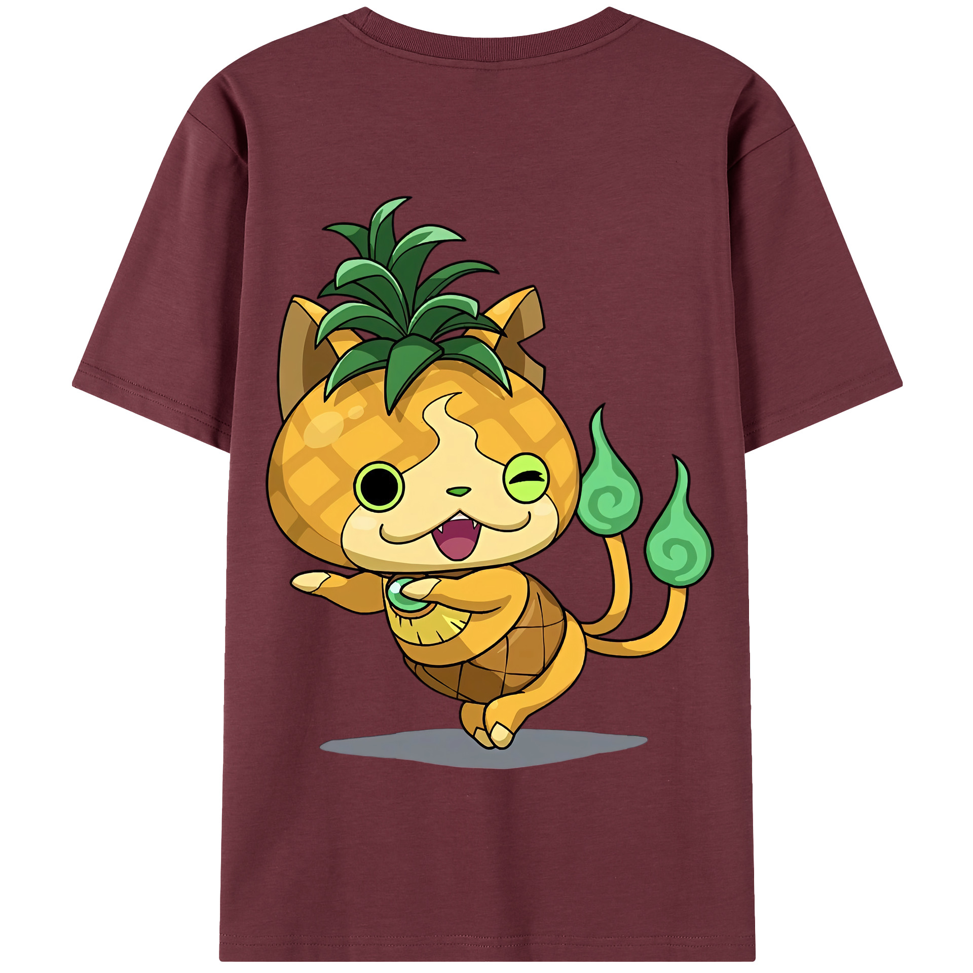 （画像用） 妖怪ウォッチ Yo-kai Watch 綿100％半袖Tシャツ（背面プリント）